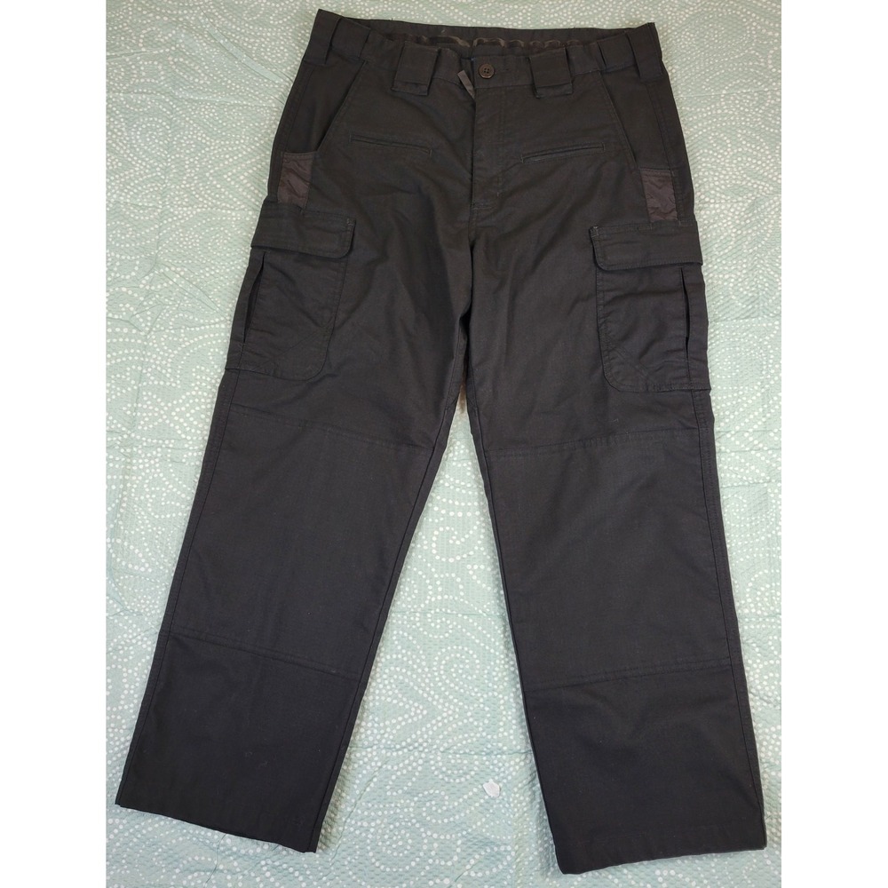 Propper Kinetic Tactical Cargo Pants Black 34x27‎ Mens Relaxed Fit Work Utility